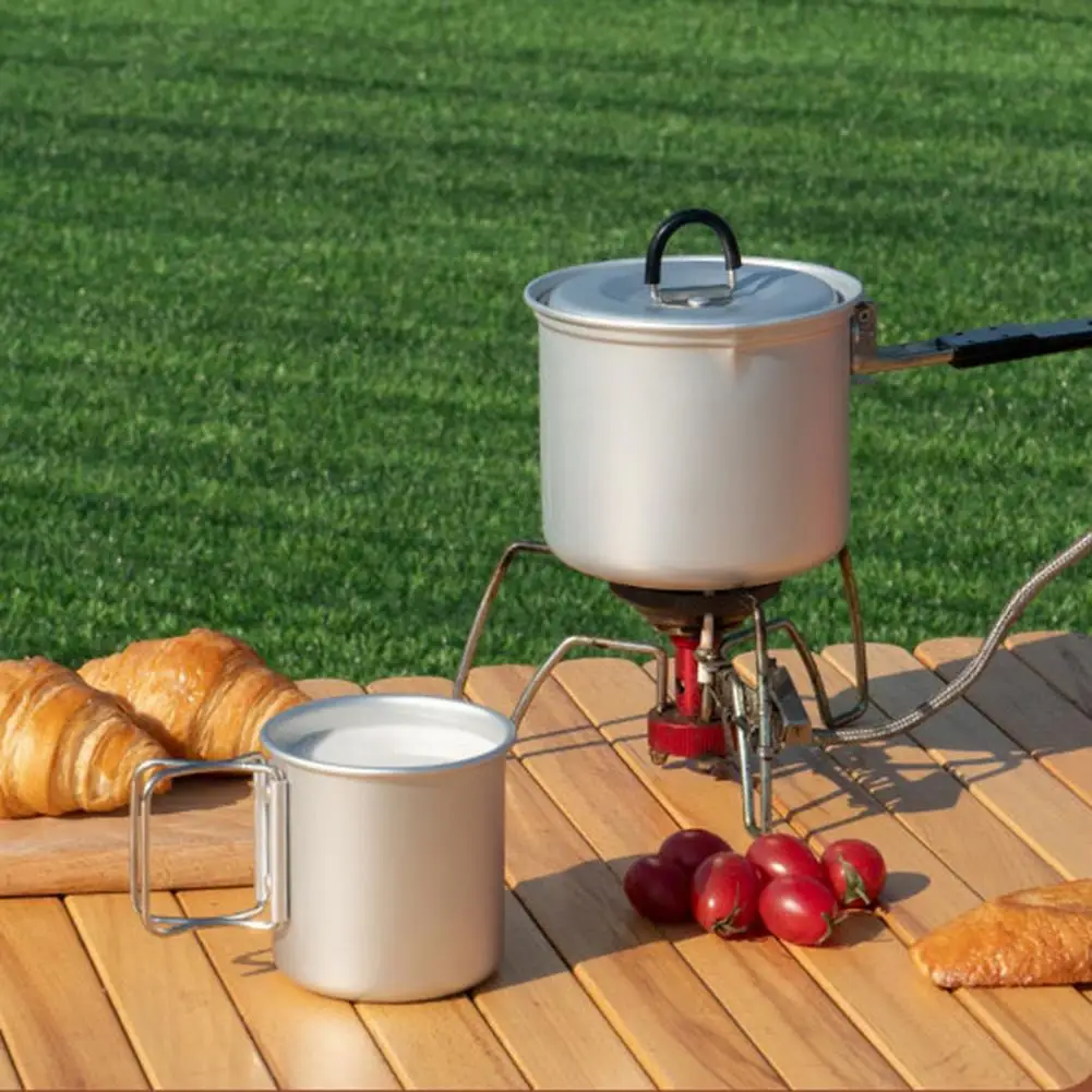 

770ml Tableware Cookware Bowl Pot Aluminum Alloy Folding Storage Cookware Outdoor Picnic Tea Coffee Cooking Pot Camping Supplies