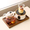 220V Smart Electric Ceramic Stove Office Health Tea Stove Multifunctional Glass Tea Maker Mini Coffee Stove Auto Keep Warm 800W 4