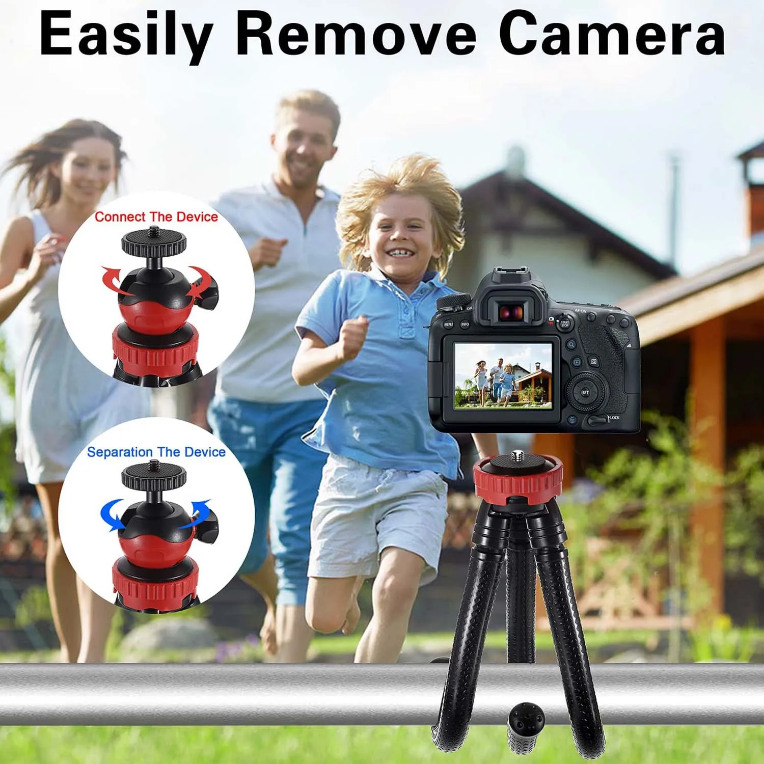 Uigo Criativo Novo Grande Polvo Tripé ao ar Livre ao Vivo Suporte do Telefone Móvel Câmera Slr Fotografia Piso Tripé Selfie Suporte do Telefone 5 Weddings & Events