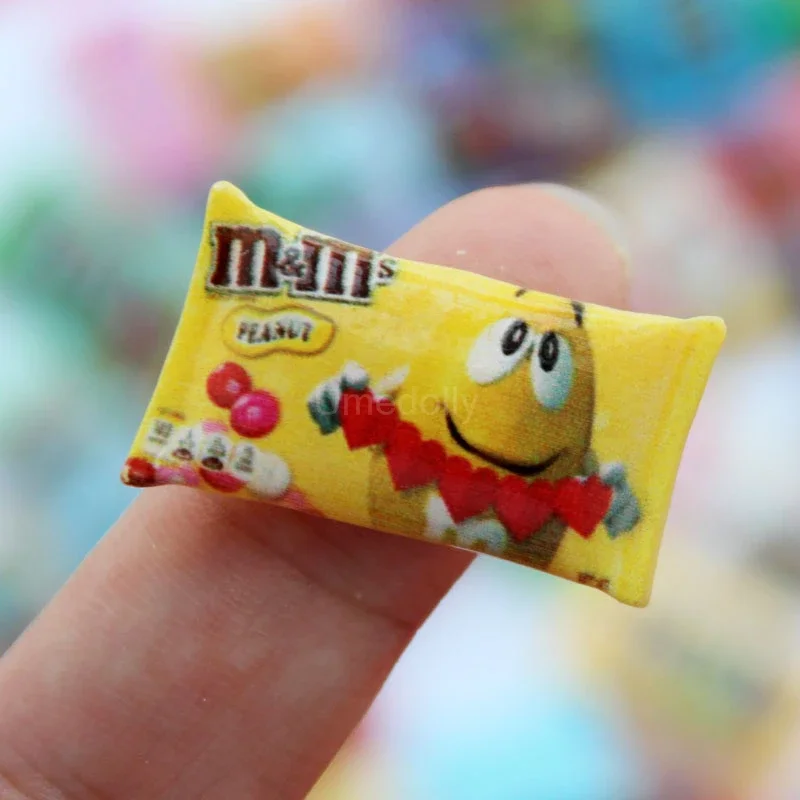 1/6 Miniature Dollhouse Snack Mini Chocolate Bean Model Food for BJD Doll Kitchen Accessories Toys for Girl 5