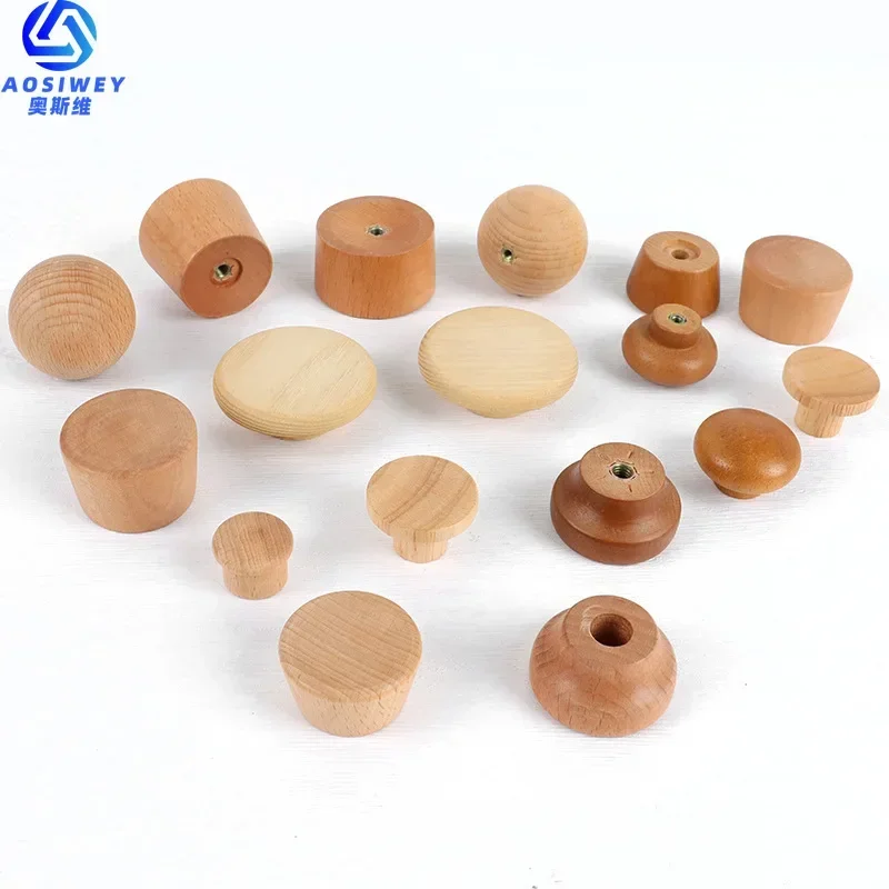 1Pcs Universal type Pan Cover Handle Single hole Lid Wood Handle Kitchen Utensils Soup Pot Lid Accessory Cookware Parts Knobs