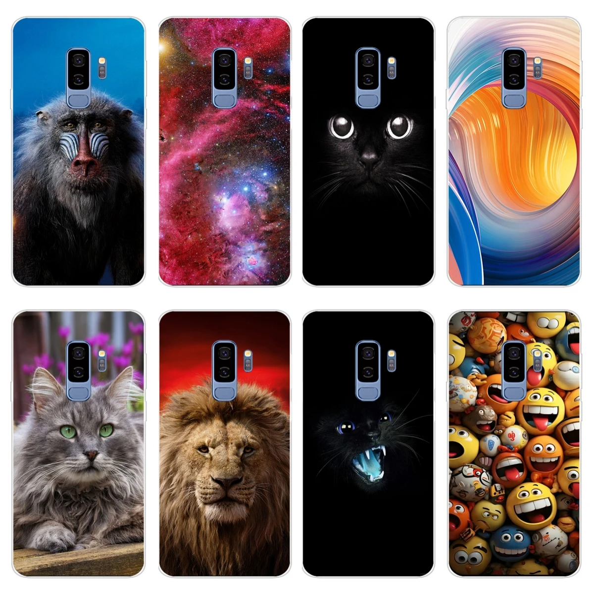 Flower Consegna Per Samsung Galaxy S9 Plus Custodia Per Telefono Trasparente Trend Shell Luxury Soft Cover Per Cellulare Shell 3D Shell