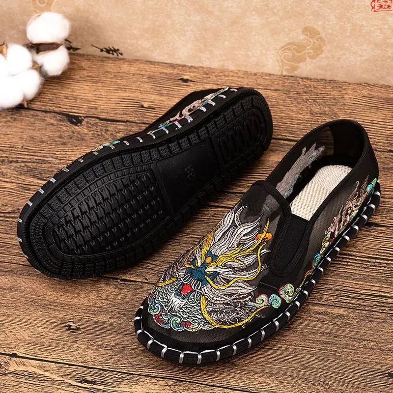 Martial Arts Shoes Kung Fu Shoes Old Beijing Cloth For Men