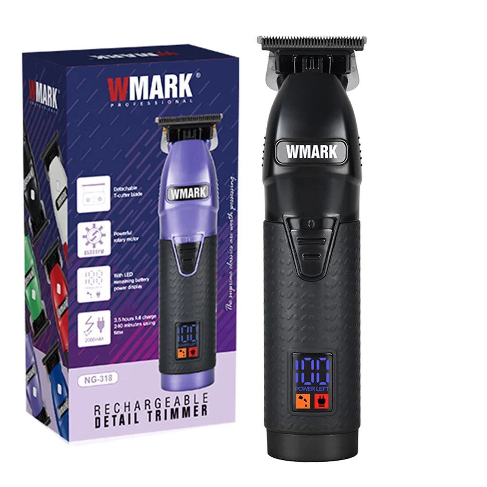 WMARKNG-318 Oil head engraving fader LCD professional hair clipper