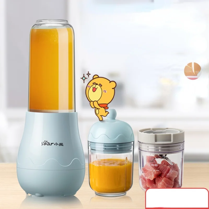 

Машинка для приготовления младенцев Bear, многофункциональный бытовой небольшой молочный коктейль для детского питания, для измельчения мяса, сока, помола