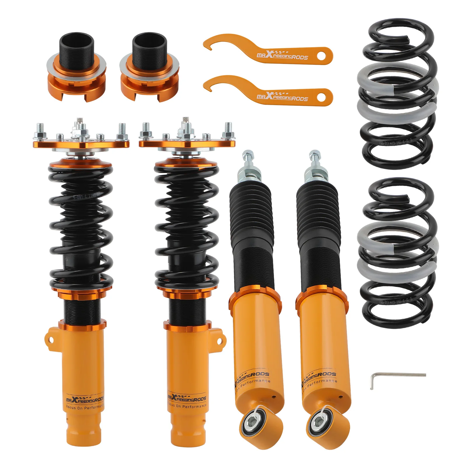 

MaXpeedingrods Adjustable Coilovers Lowering Kit for Civic Hatchback 16-21 Only Coilovers Shock Absorbers Springs Suspension