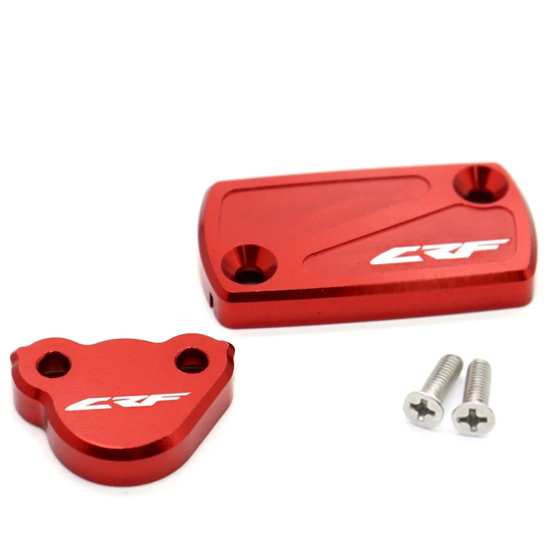 

Front Rear Brake Fluid Reservoir Cover For HONDA CRF150R CRF250R CRF250X CRF450R CRF450X CRF 250 450 RX 450L Motorcycle CNC
