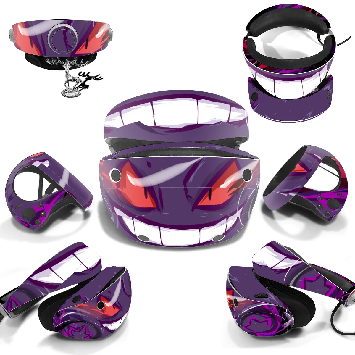 Itsaskin – Skin Décoratif Pour Casque Sony PSVR – Effet Gouttes De Pluie Colorées 3D – Neuf