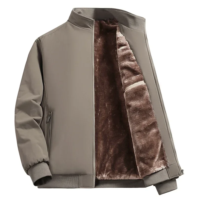 Vestes décontractées épaisses rembourrées en coton, vêtements de travail rembourrés en coton, manteau polaire, veste Cardigan confortable, manteau d'automne et d'hiver pour hommes