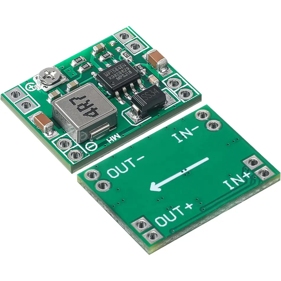 6pcs Mini MP1584EN DC-DC Buck Converter 3A Power Adjustable Power Supply Module 24V to 12V 9V 5V 3V Step-Down Power Module image 6