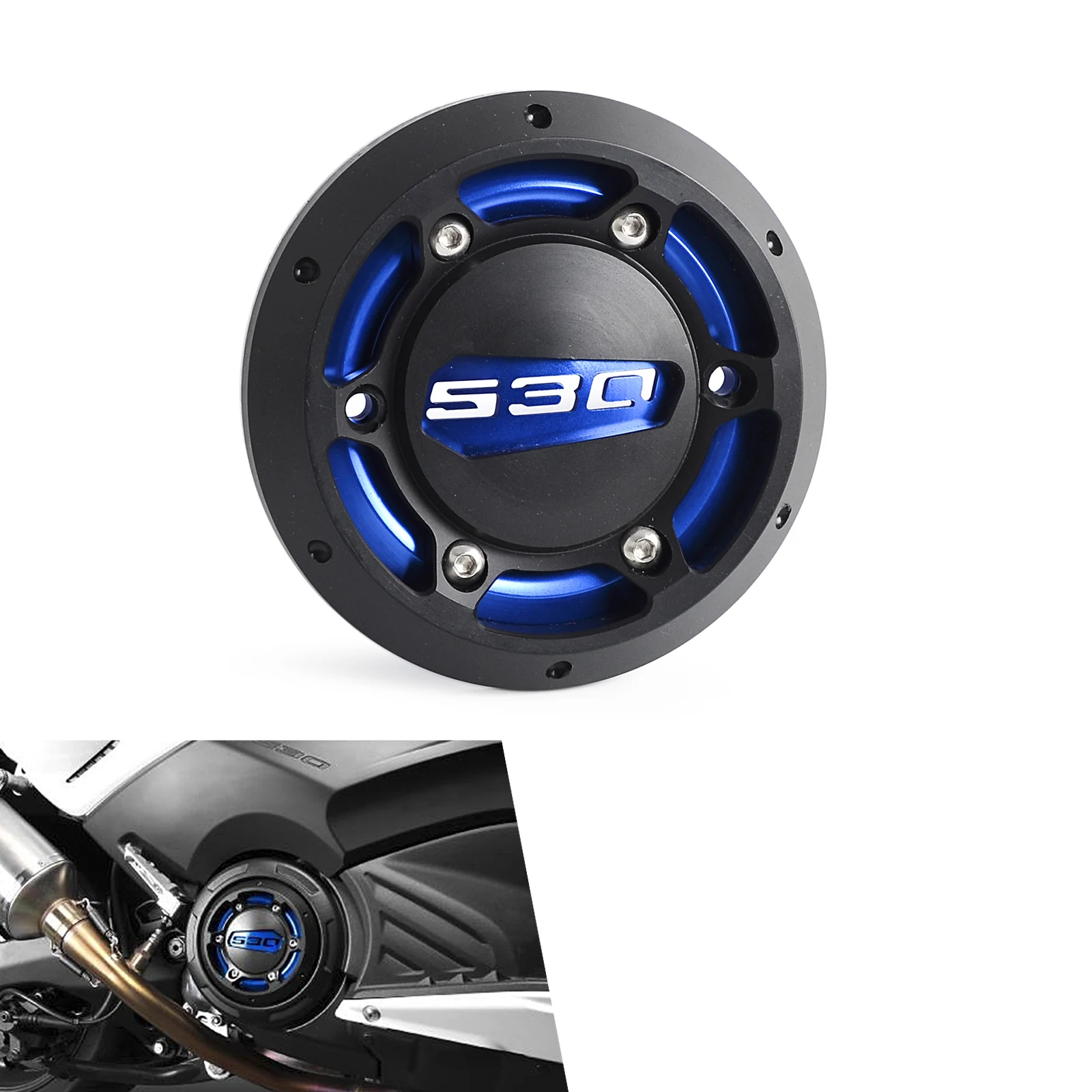 

NICECNC Защитная крышка статора мотоцикла для Yamaha T-Max TMAX 530 2012 2013 2014 2015 T-Max TMAX 500 2001-2011