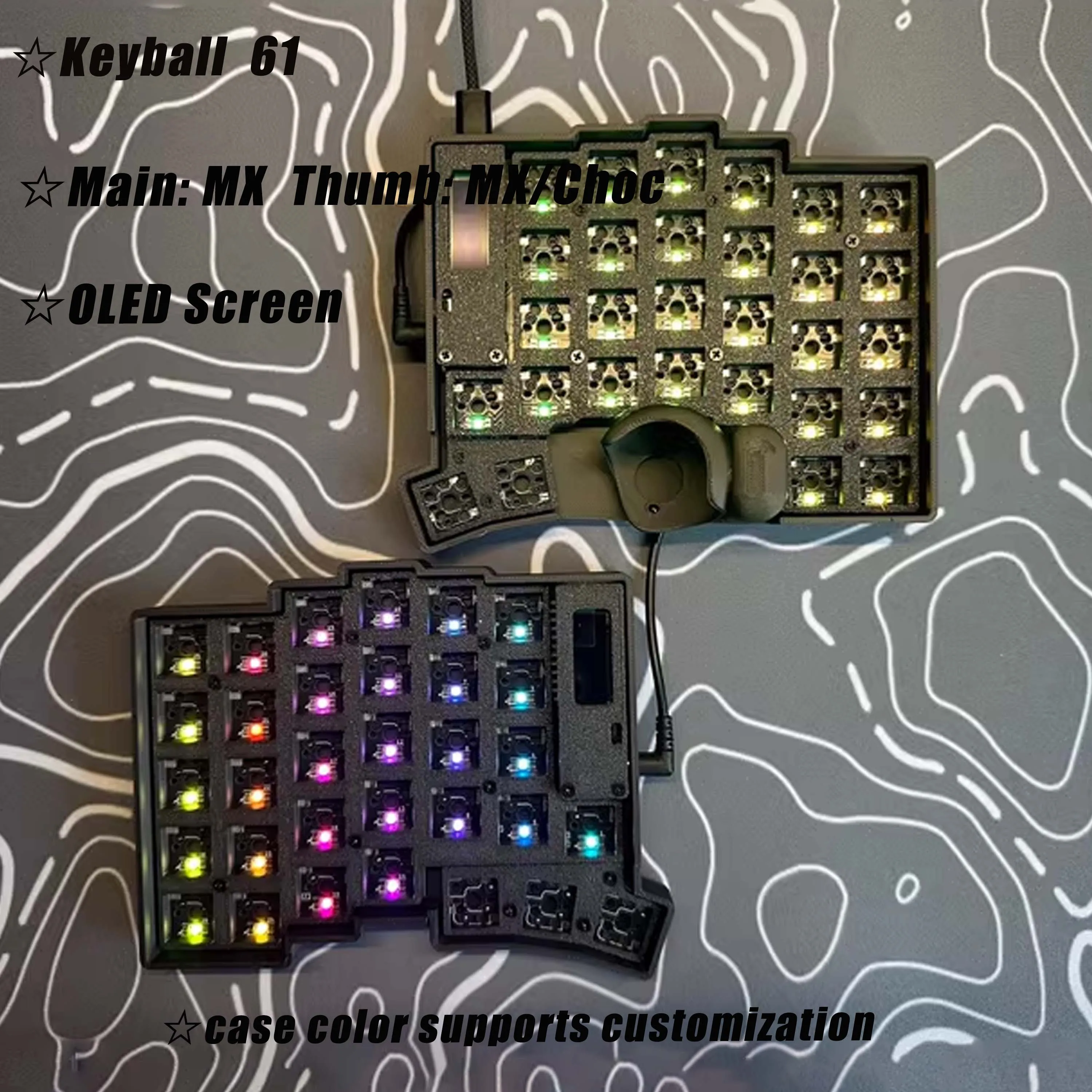 keyball39、44、61 黒仕様オーダーメイド　ver.3 keyball39、44、61 黒仕様オーダーメイド ver.3