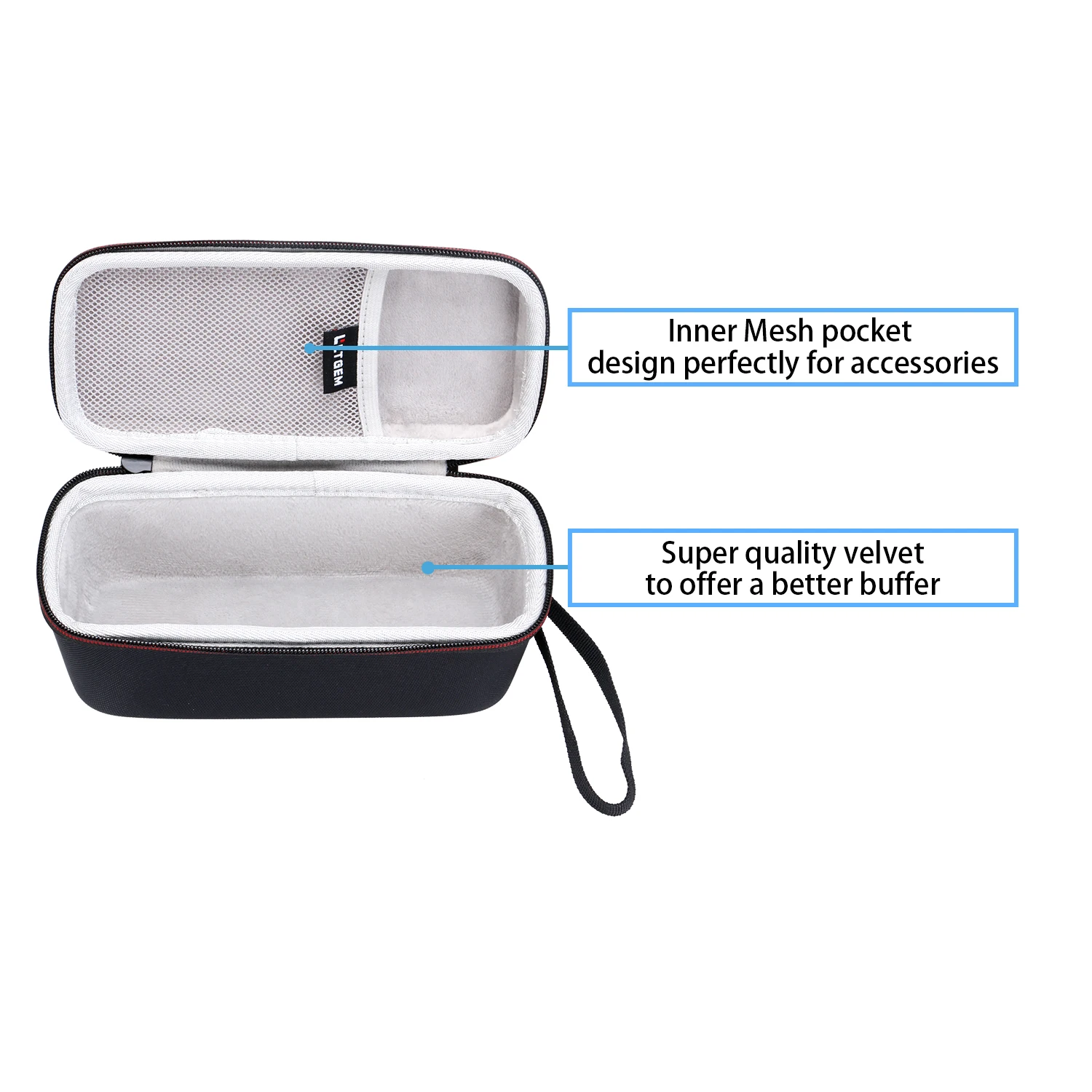 EVA Hard Case for Sony SRS-XB21 Portable Wireless Bluetooth Speaker - Travel Protective Carrying Storage Bag,(Only Case)