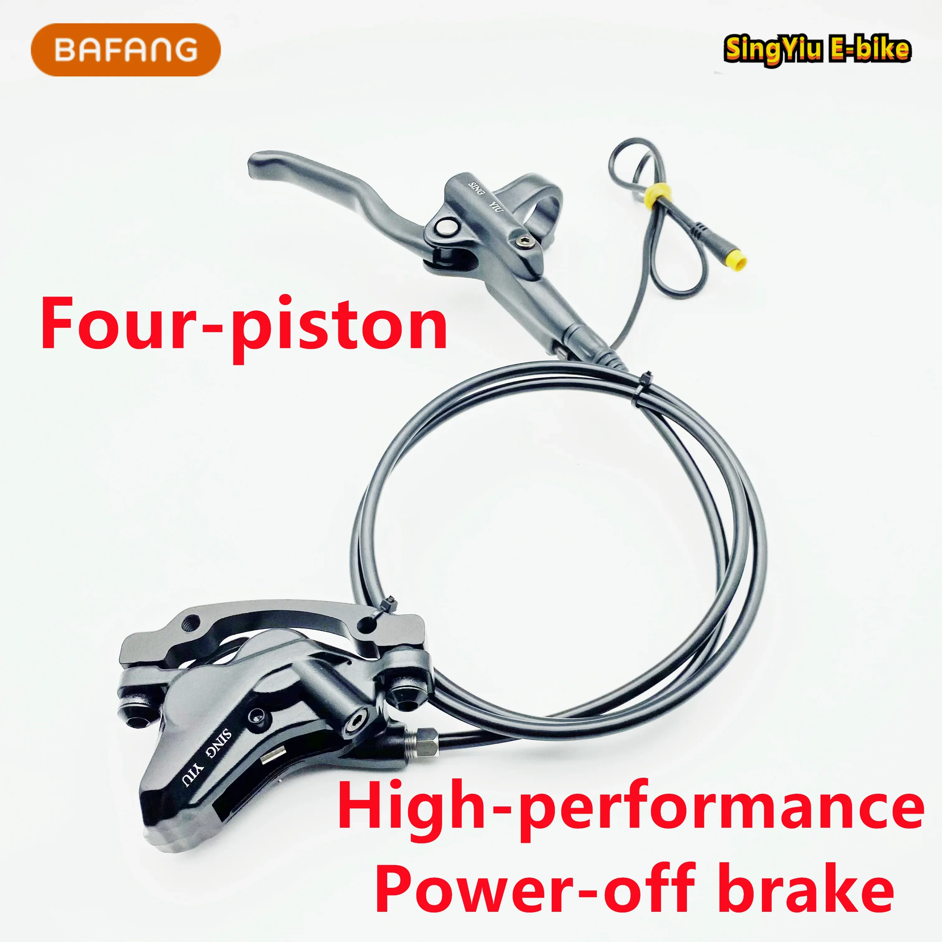 Bafang Mid-mounted Motor Hydraulic Brake BBS0102HD M500 M600 M510 M620 Power-off Brake electric bicycle four-piston oil brake