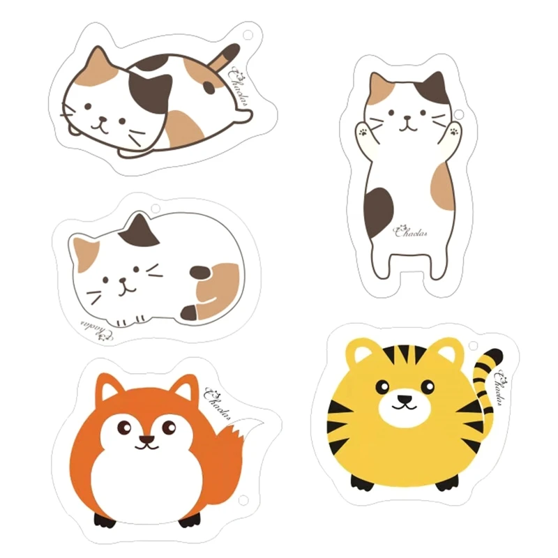 

5pcs Non-stick Cartoon Animal Compressed Pulp Cotton Sponge Oil Multifunctional Household Kitchen Rag Towel 203C