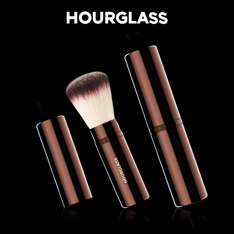 Makeup Brush- No.23 Retractable Kabuki Brush Soft Fiber Hair Foundation Fashion Design Single Face Brush_voghion.com