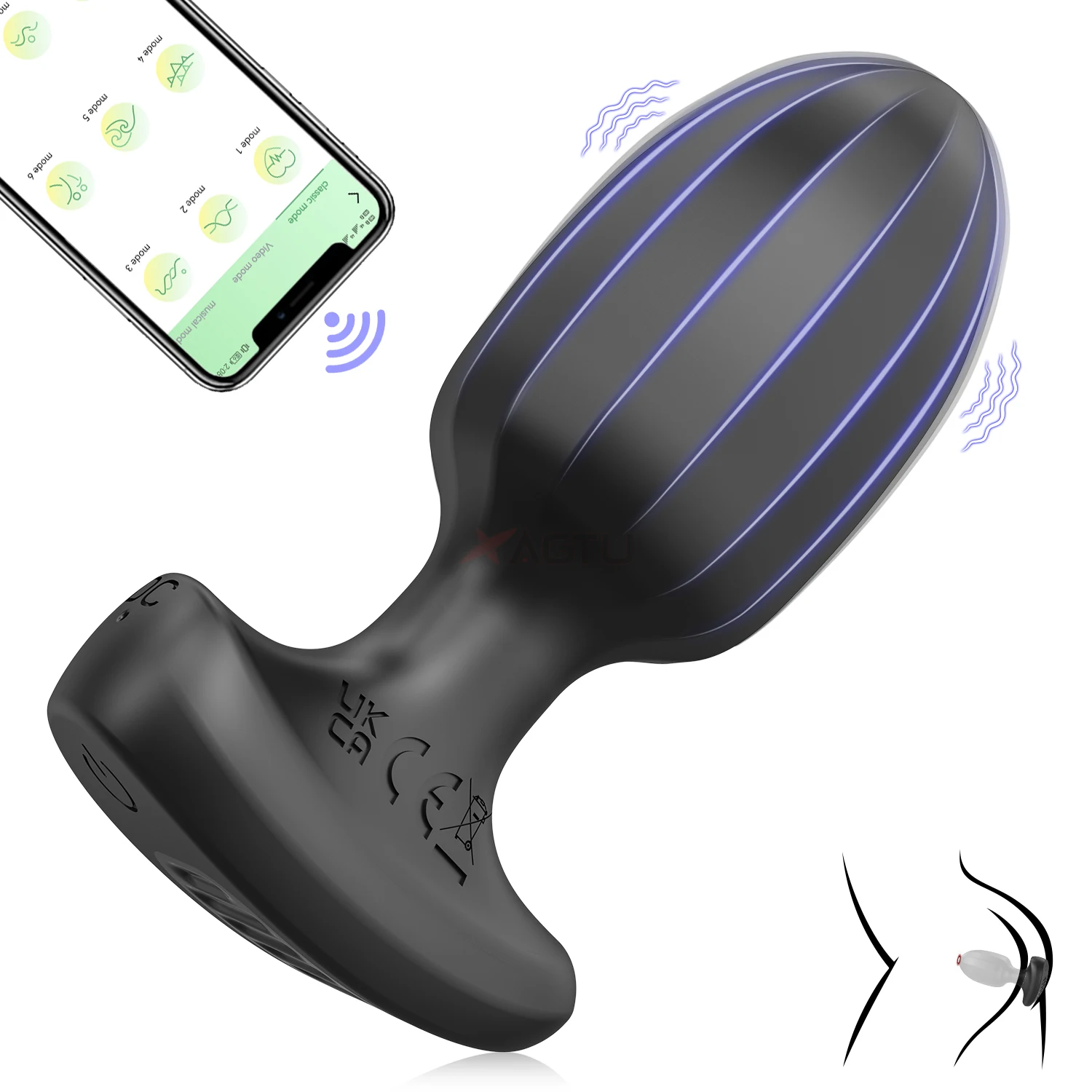 oneplus vibration walmart Buy Maia DEVIN - Black USB Rechargeable Vibrating Butt Plug