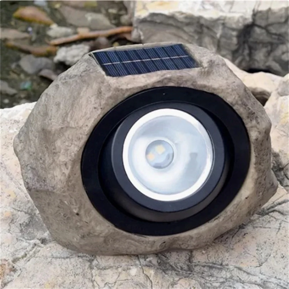 

LED Solar Lawn Stone Lamp Waterproof Outdoor Landscape Spotlight Rock Light For Yard Pathway Patio Fence Park Lighting