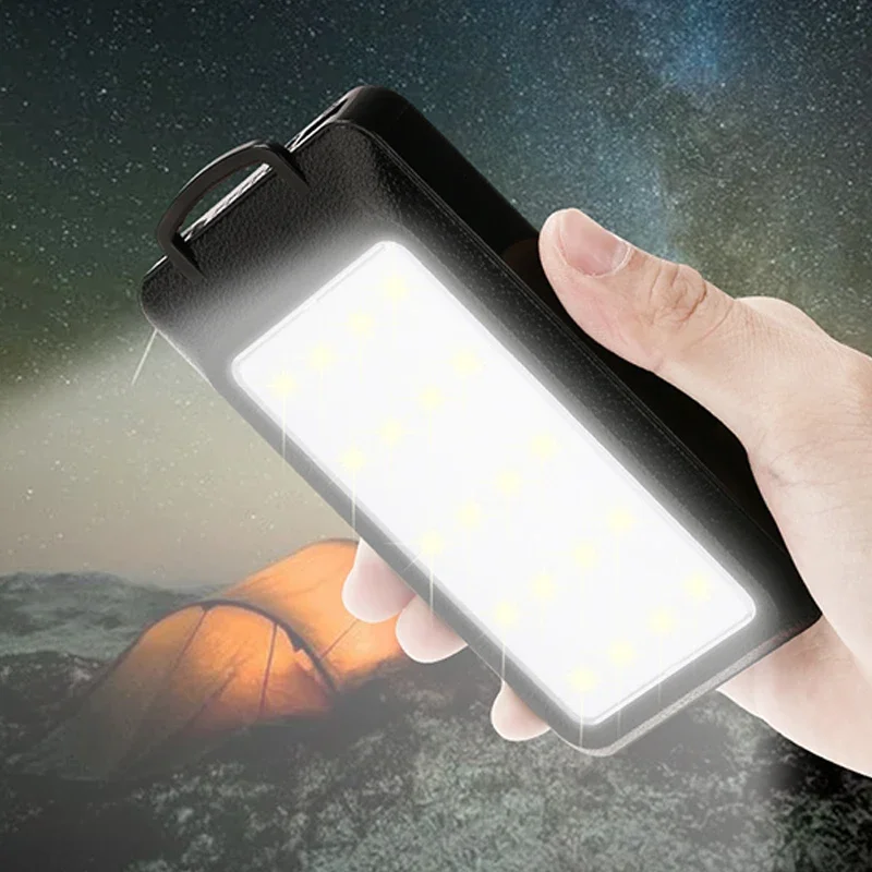 50000mAh Power Bank Fast Charging Outdoor Large Capacity External Battery Solar PowerBank Flashlight For iPhone Xiaomi Samsung 6