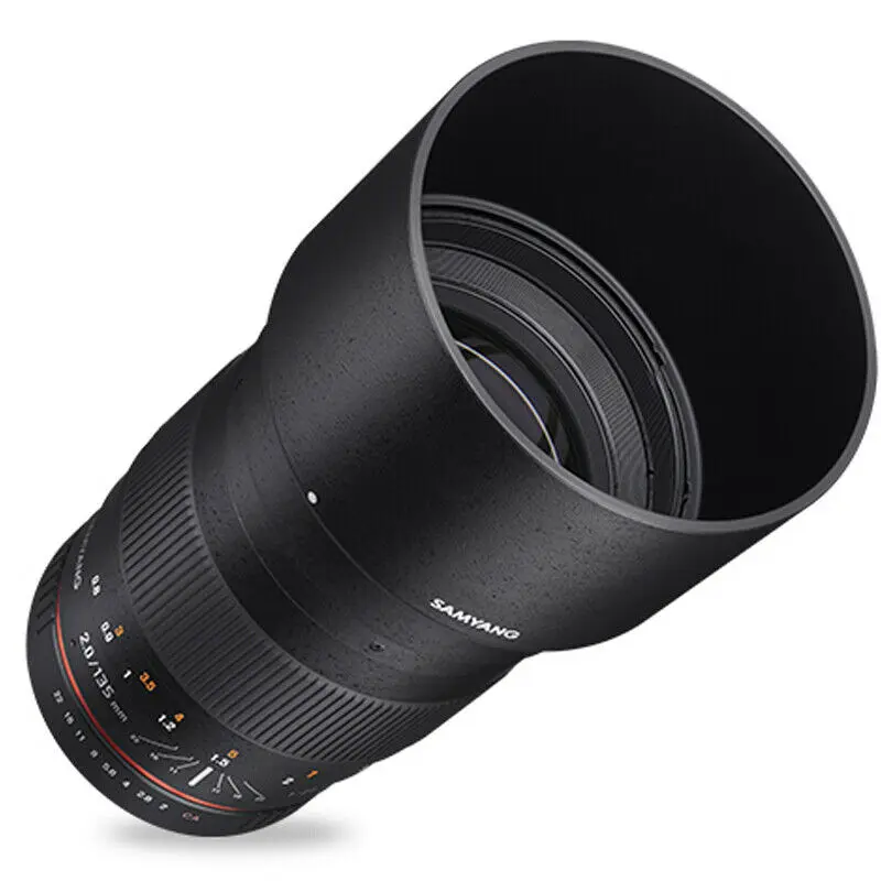 Samyang 135mm ED full frame Lens Aspherical Telephoto for