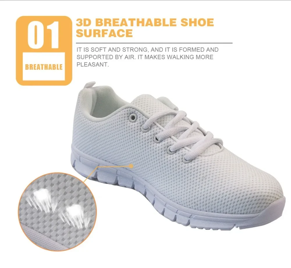 Women Casual Flats Sneakers Vivid 3D Fruit Prints Female's Lace-up Shoes Leisure Low Style Footwear For Teens