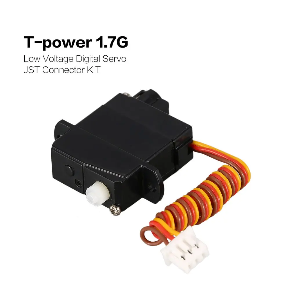 

T-power 1,7G низковольтный цифровой сервопривод JST комплект коннектора Радиоуправляемый мини-автомобиль с фиксированным крылом Квадрокоптер вертолет Дрон запасные части