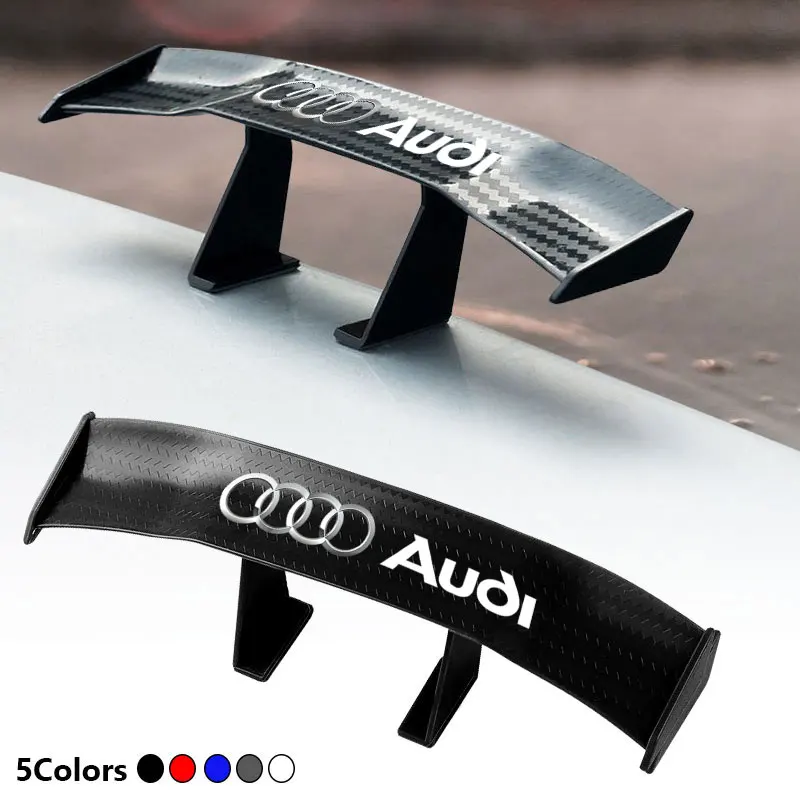 Mini Spoiler Posteriore Per Auto In Fibra Di Carbonio Mini Ala Modello Piccolo Audi A6 Q3 A3 B5 B6 B7 B8 B9 Q7 8P 8V 8L A5 A4 C6 C5 C7 4F Rs3 Rs