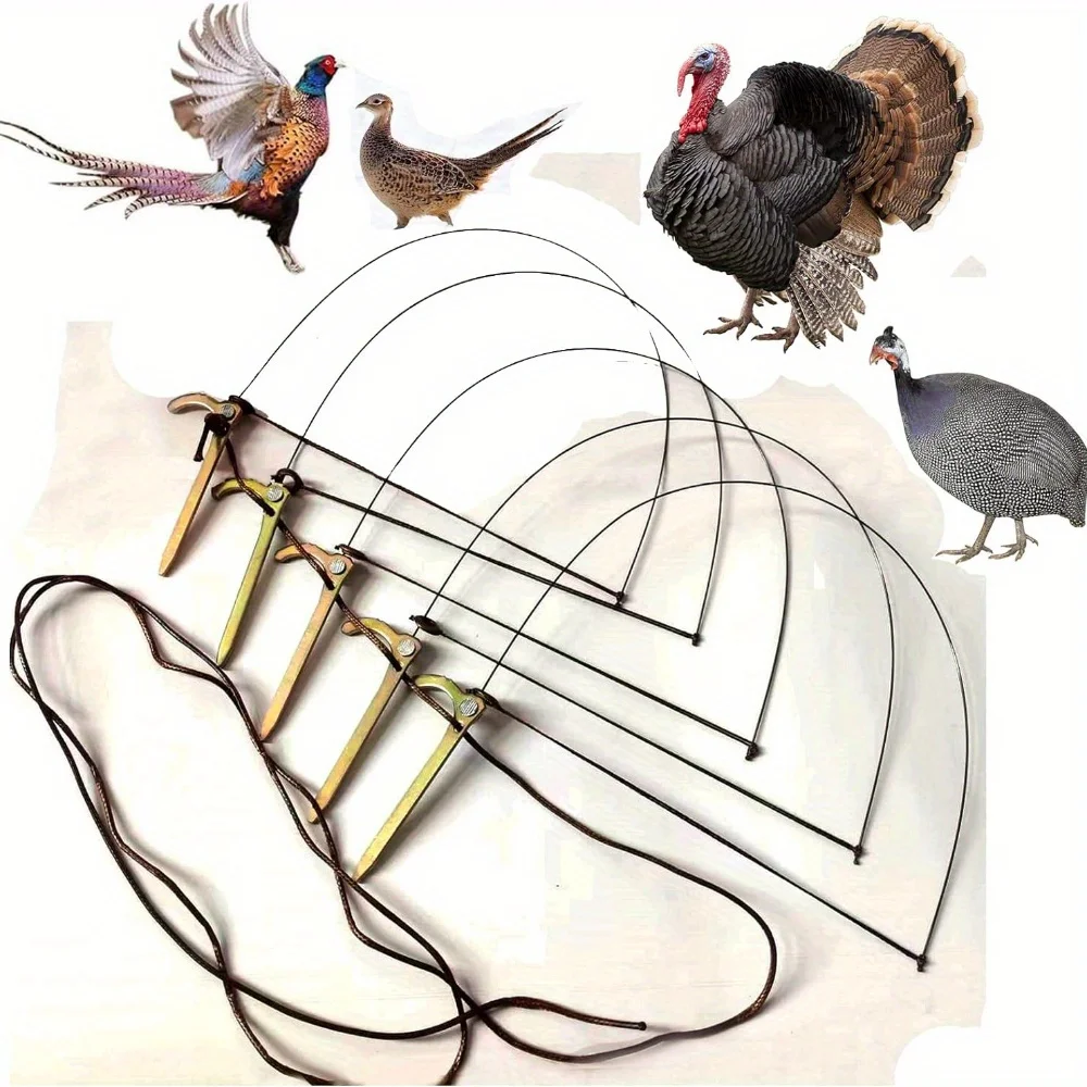 Bird Trap Professional Chicken Pheasant Wild Duck Partridge Mallard Tying Birds feet Won't Hurt