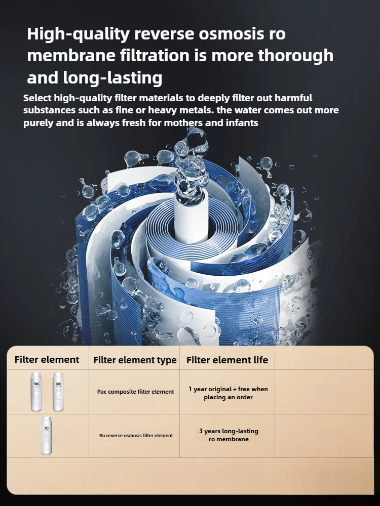 Purification household RO reverse osmosis direct drinking heating all-in-one machine drinking machine pre-filte