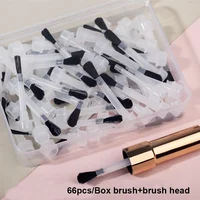 25/66pcs Disposable Nail Polish Brush Nail Polish Replacement Brush Kit ip Powder Liquid Replacement Brushes Manicure Tools 1