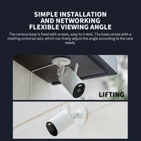 Xiaomi Mijia caméra extérieure AW300 2K IP66 Vision nocturne couleur WiFi Surveillance vidéo IP Cam détection MiHome APP-CN 5