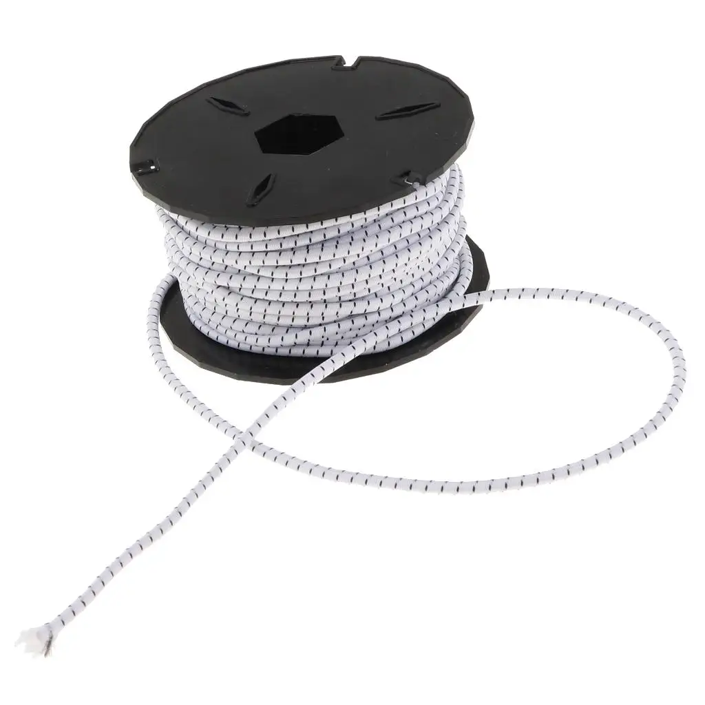 3mm Heavy Duty Elastic Flexible Rubber Bungee Rope Shock Cord Stretch String Tie