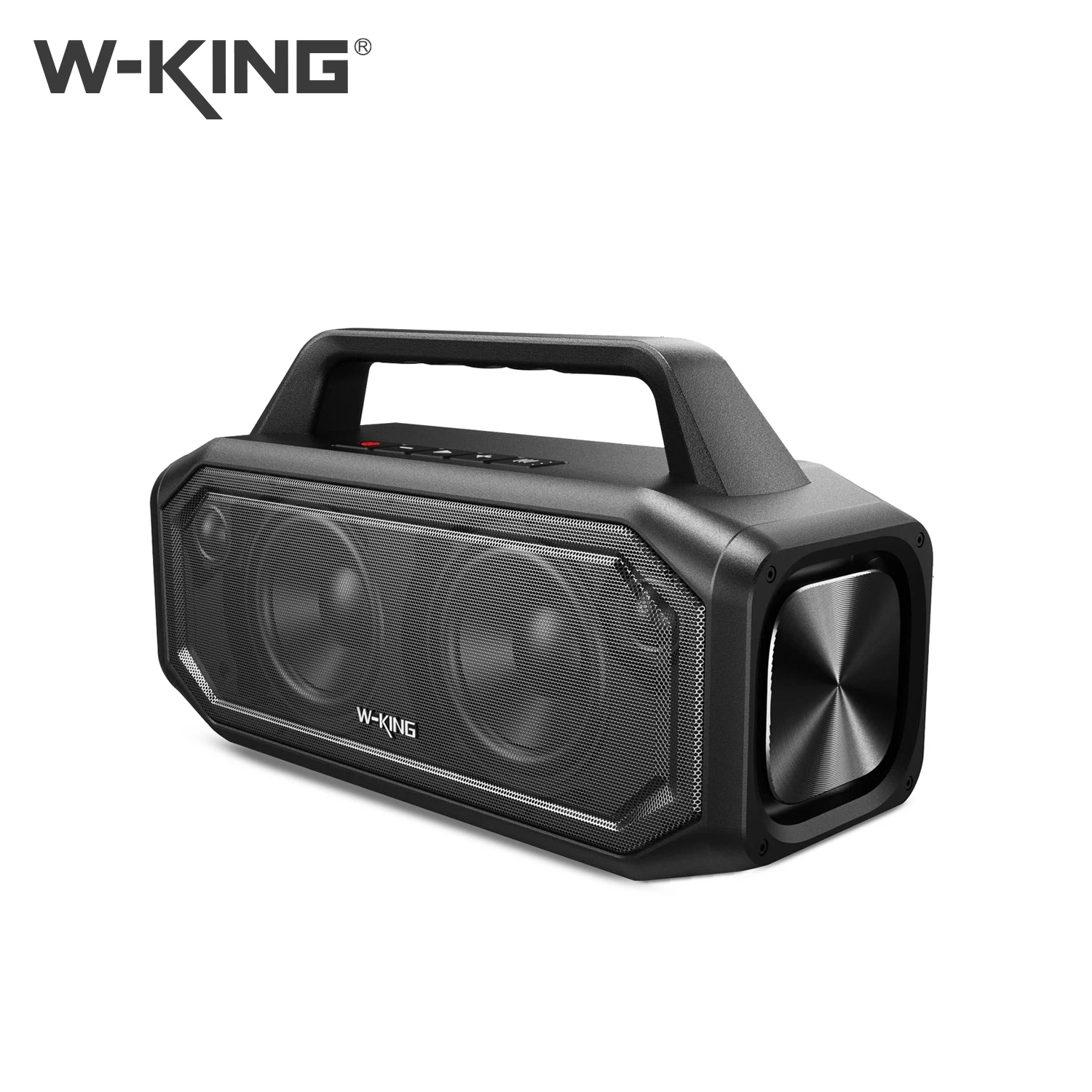 Altavoces Inalámbricos Bluetooth W-KING BT261 de 80W, Caja de Sonido Portátil para Fiestas al Aire Libre con Refuerzo de Bajos, Emparejamiento Estéreo, Carga Inversa, NFC