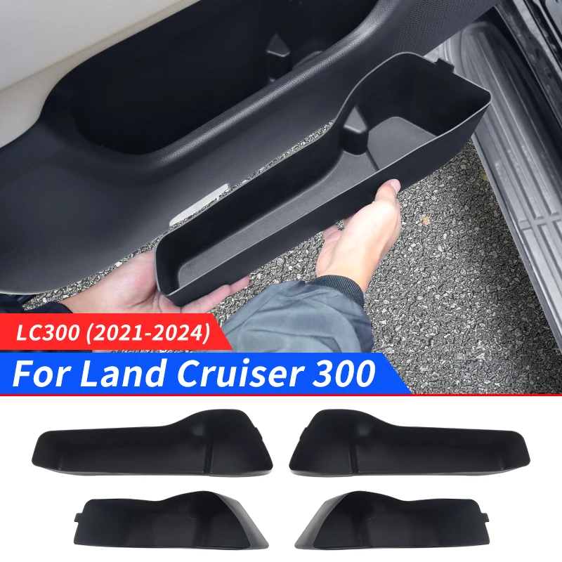 

Подходит для Toyota Land Cruiser Lc300, J300, 2021, 2022, 2023, коробка для хранения на дверь автомобиля, модифицированные аксессуары для украшения слотов на дверь