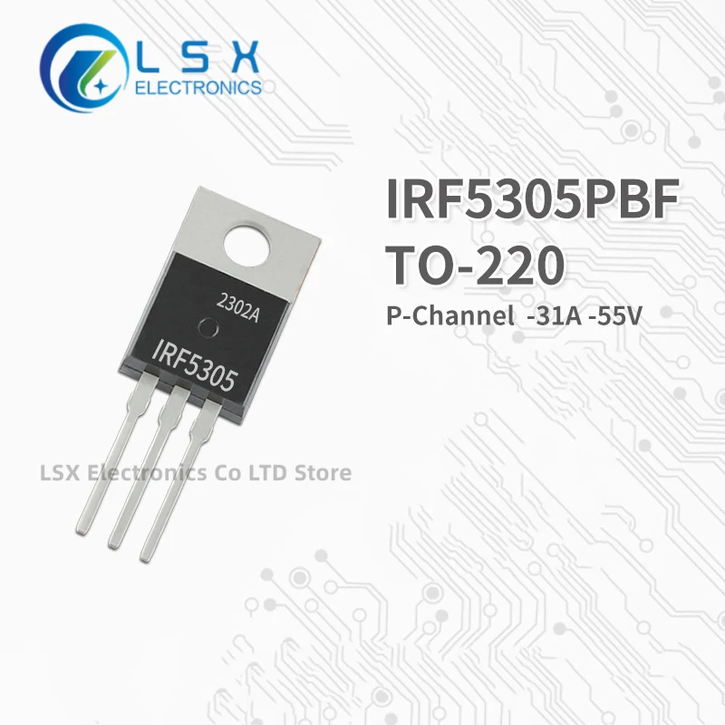 

10PCS NEW Original / IRF5305PBF TO-220 MOS -31A -55V In Stock