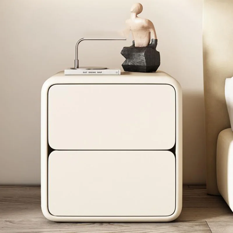 

Luxury Mobiles Nightstands Nordic White Bedside Cabinet Drawer Makeup Storage Tables Wood Mesa De Cabeceira Nordic Furniture