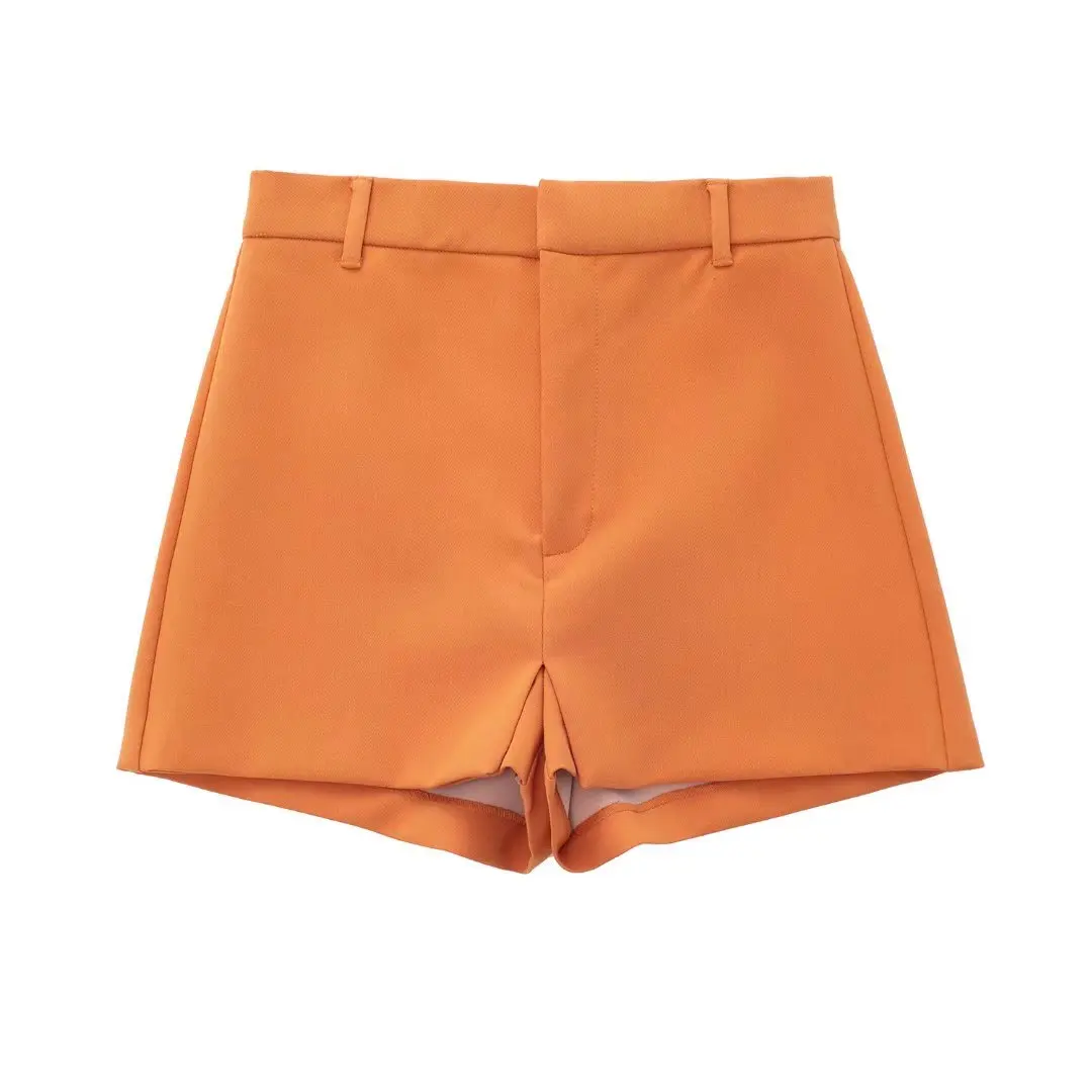 dickies shorts Nlzgmsj ZBZA 2022 High Waist Suit Shorts Women Loose Wide Leg Summer Shorts For Women Elegant Office Ladies Shorts 202203 versace jeans couture