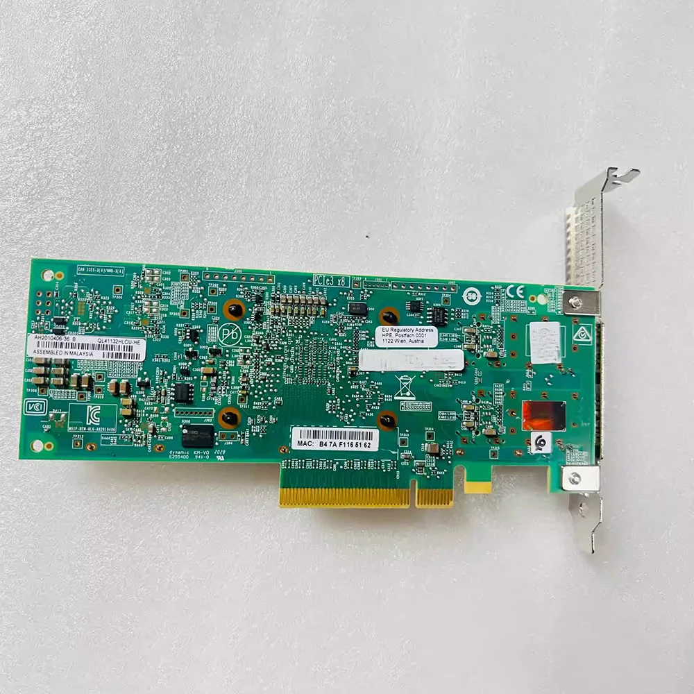 

For HPE P08446-B21 10GB 524SFP+ P11585-001 P08444-001 10 Gigabit Network Card QL41132HLCU