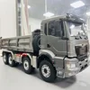 RC Truck 1/14 8x8 RC Hydraulic Dump Truck RTR Metal Cab Radio Control with Light Sound System Remote Control Car Model Boy Toy 2