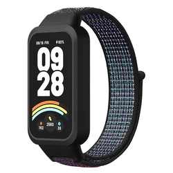 Breathable Nylon Loop Strap with Case - Active Sport Wristband - Redmi Band 3 (Grape Purple)