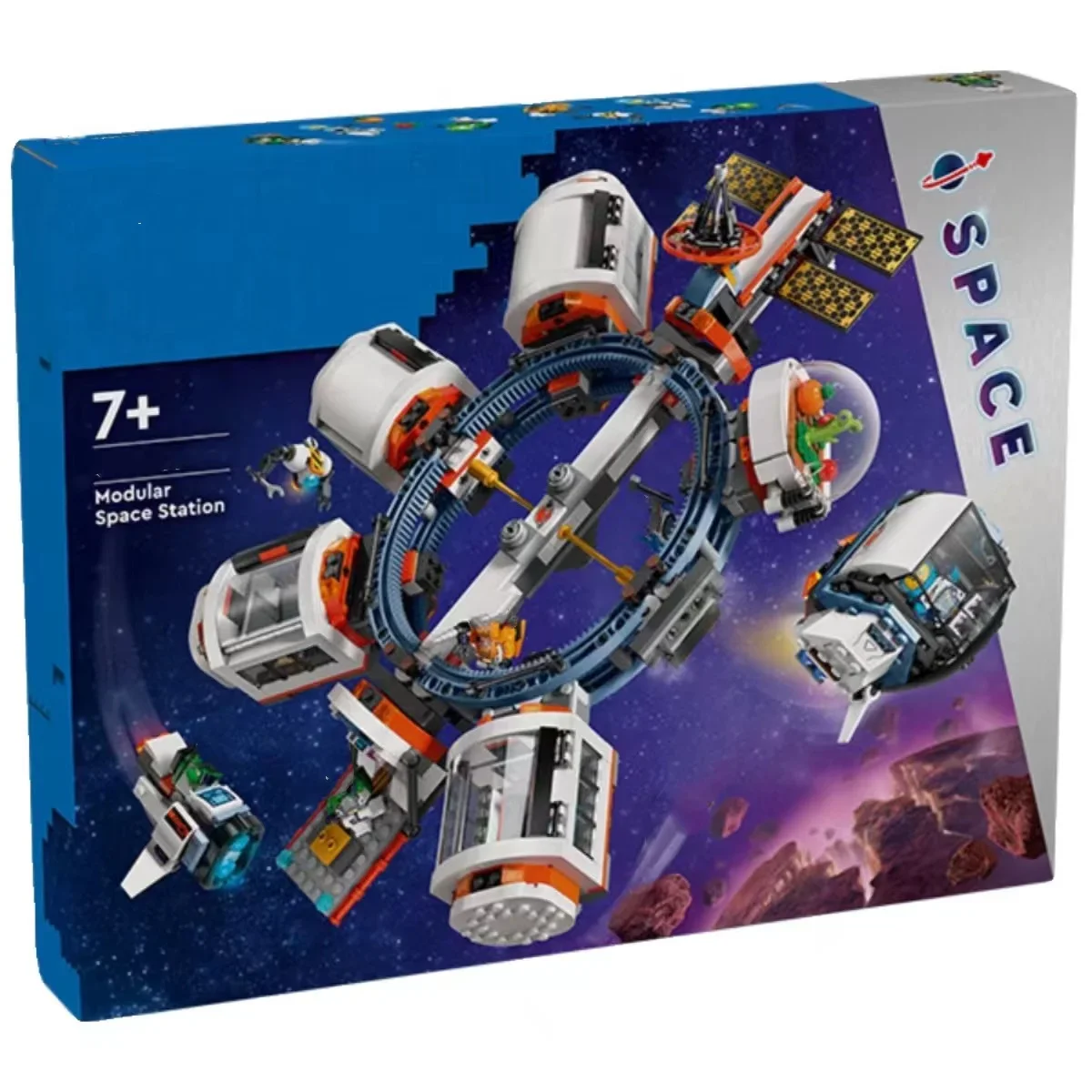 

City Aerospace Series City Modular Space Station Assembly Transport Building Blocks Astronaut Bricks Toys For kids Gifts 60433