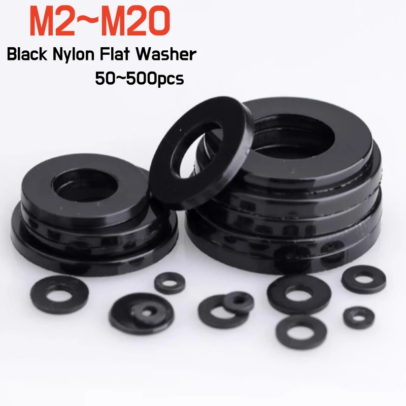 Arandelas De Nailon M6 (10 Uds) – Diámetro 12mm, Espesor 1.6mm – Para Bricolaje, Electrónica O Mecánica