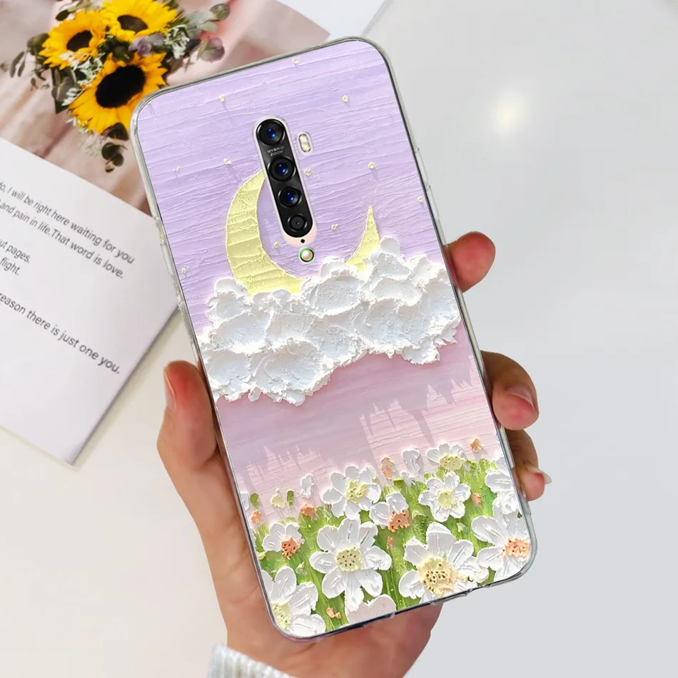 Elegant Printing Soft Silicone Clear TPU Back Cover