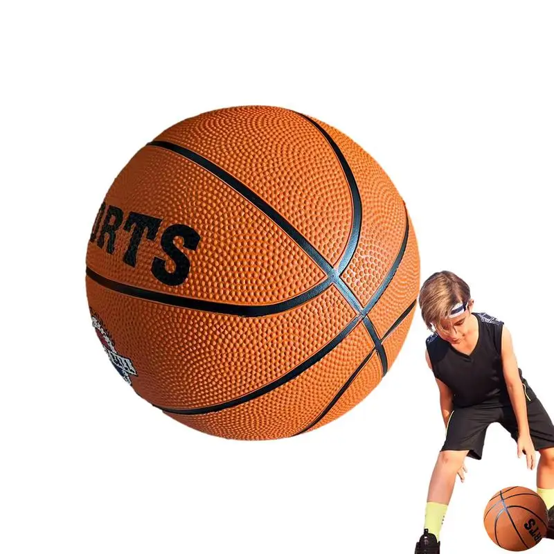 

Youth Basketball Professional High Density Basket Ball Rubber Lining Wear-resistant Indoor Outdoor Basketball Sport Balls For