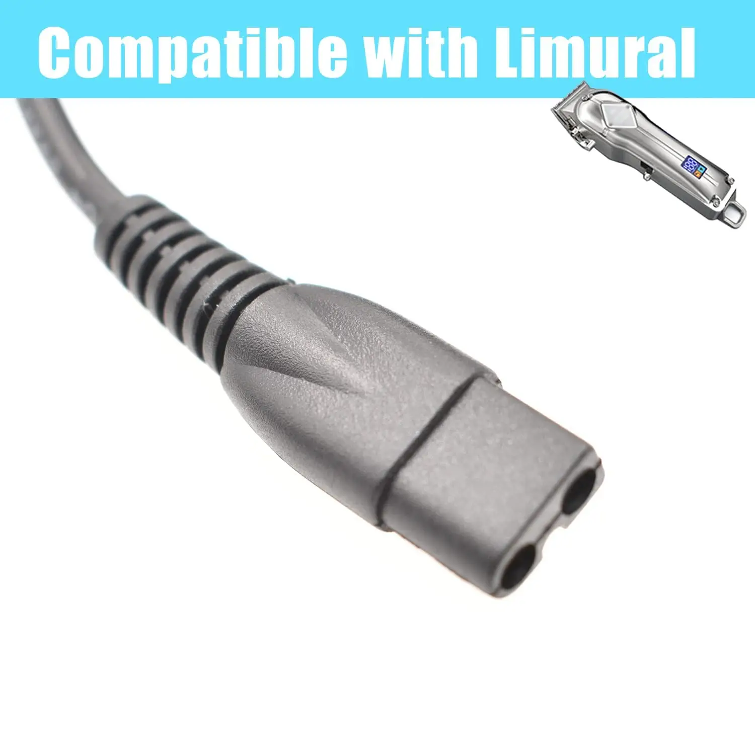 Charging Cable 1m Charger Compatible with Limural Hair Clippers for Men charger cord Replacement Charging Cable Power Cord
