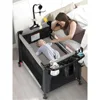 Baby Bassinet, Pack and Play with Bassinet, Bedside Sleeper with Diaper Changer, Mosquito Net, Music Box, Portable Crib 1