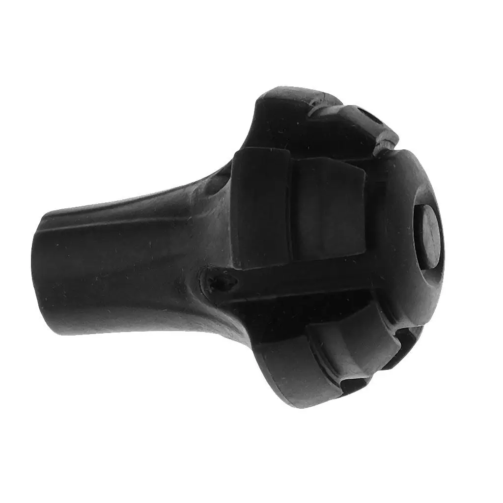 2 Pieces Hiking Walking Pole Stick Rubber Tips End Caps Grips Pads