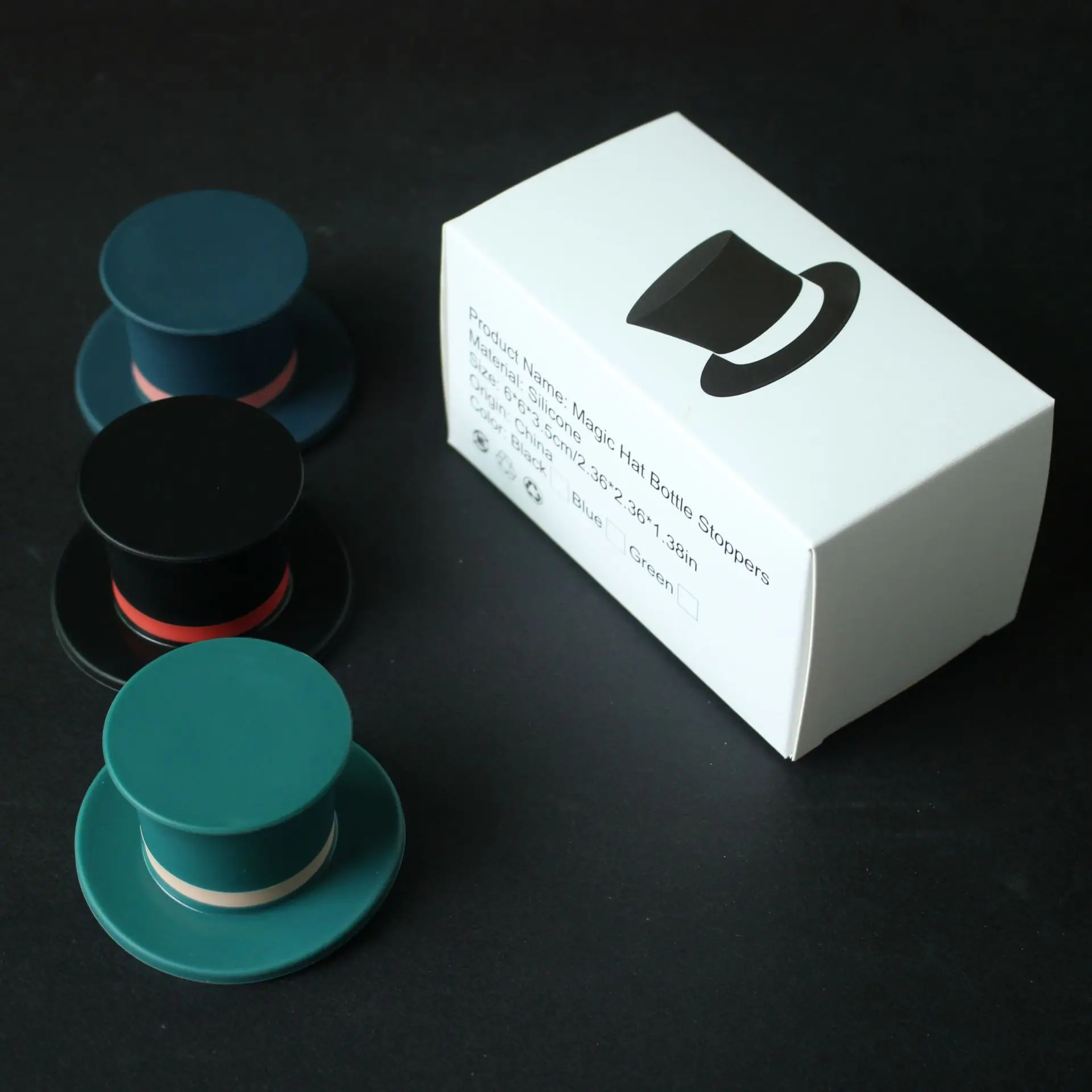 Magic Hat Wine Bottle Stopper Seal Cork Cover Silicone Wine thumbnail 2
