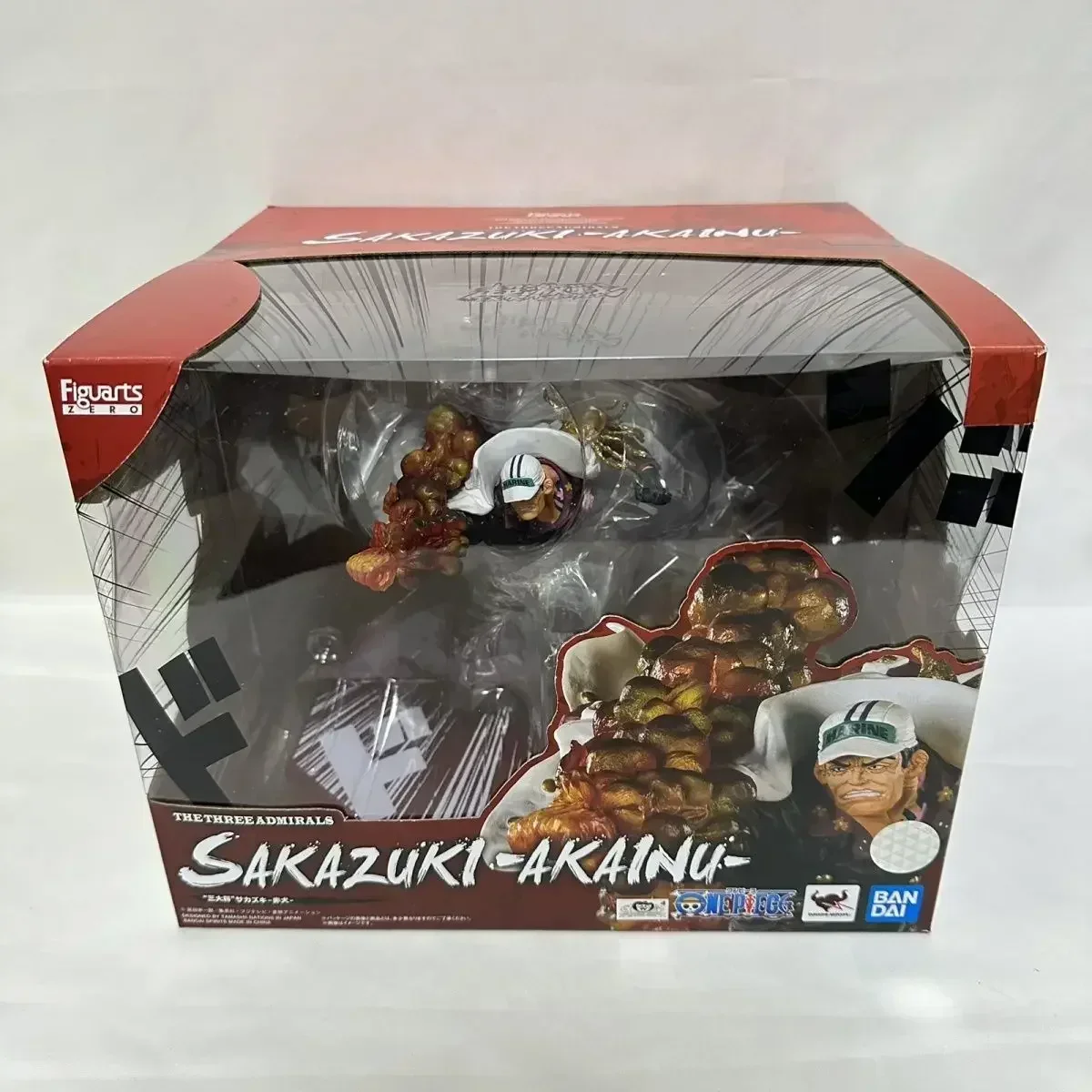 Originale Bandai Figuarts Zero One Piece Anime Super Feroce Battle Tre Ammiragli Della Marina Sakazuki Borsalino Kuzan Model Toys