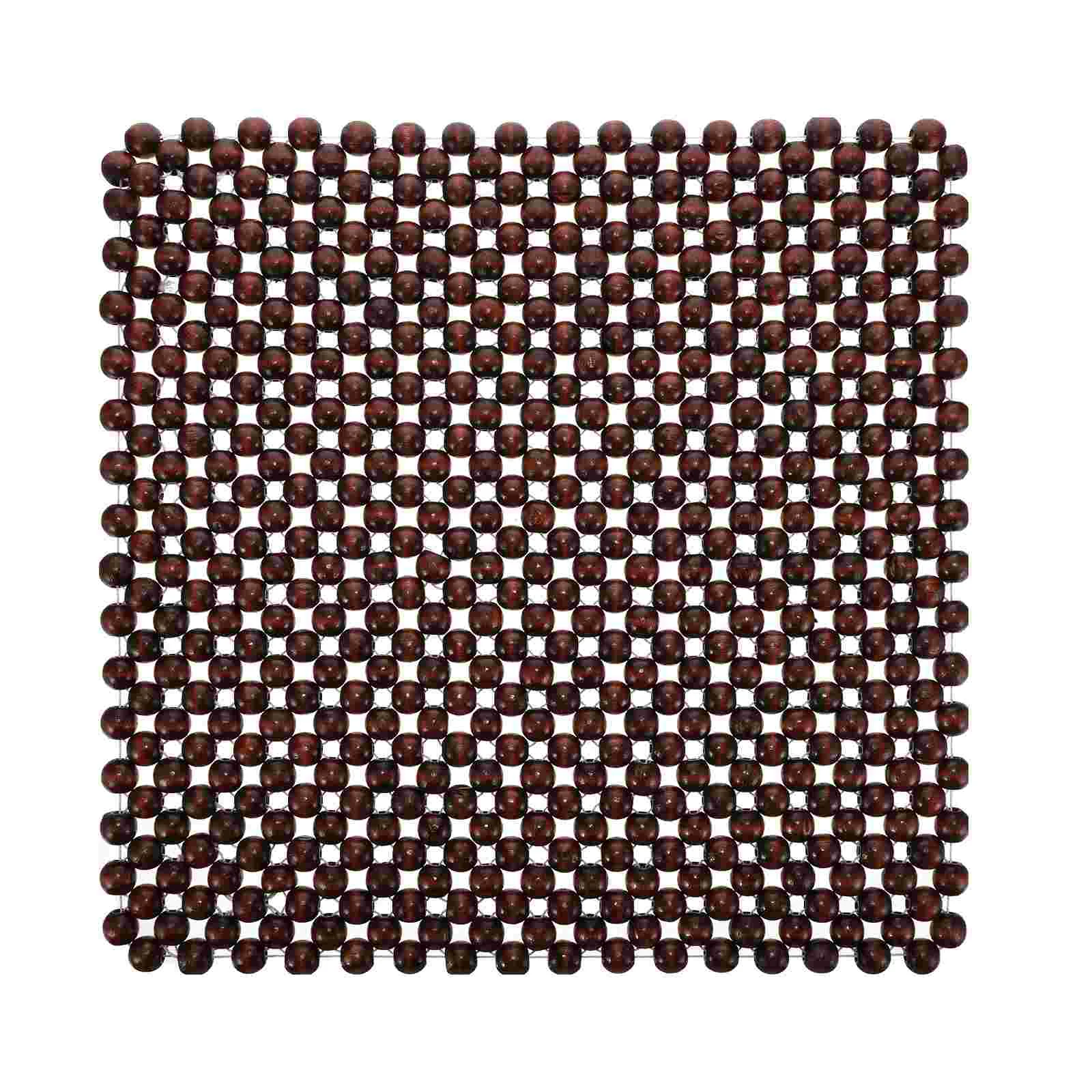 

Wooden Bead Cushion Summer Cool Seat Pad Beads Car The Cover Beaded Pads Comfortable Cushions